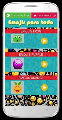 Emojis para todo android App screenshot 0