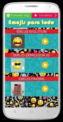 Emojis para todo android App screenshot 4