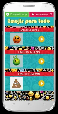 Emojis para todo android App screenshot 5