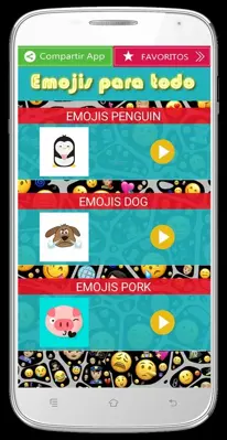 Emojis para todo android App screenshot 7